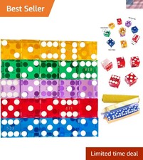 Grade AAA Precision 19mm Serialized Casino Craps Dice Set of 25 in Multi-Color picture