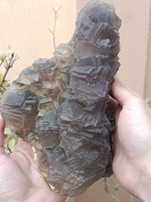 2.3kg Amazing Natural Cubic Fluorite Crystal Mineral Specimen Collector Piece picture
