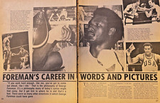 1974 Boxer George Foreman illustrated picture