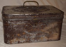 Vintage P&NY RR Pennsylvania & New York Railroad Conductors Box - Original 1800s picture