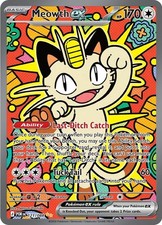 Pokemon TCG Perfect Order Meowth ex 121/088 SIR Mint picture