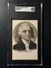 1885 H603 Presidents Kenton Baking Powder JAMES MADISON University SGC 4 picture