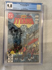 NEW TEEN TITANS 26 White Pages 1st app of Terra CGC 9.8 picture