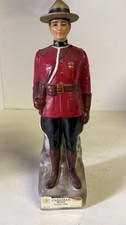Vintage Canadian Mist Mountie RCMP Whiskey Decanter Empty w Hat Stopper picture