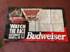 HUGE 5’x3’ Budweiser 1994 Inaugural Brickyard 400 Vinyl Banner Indianapolis ABC picture