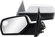 Driver Left Side Door Mirror Power and Heated Glass with Turn Signal Arrow with picture
