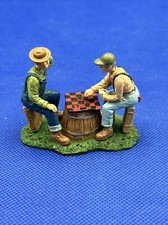 Midwest Cannon Valley Two Old Timers Playing Checkers Miniature picture