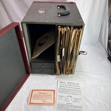 vintage f.w. woolworth co. Employee Training Film Audio Vinyl Reddy Robot Case  picture