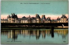 Palais de Fontainebleau Fontainebleau France C.1920s Color Unposted Postcard picture