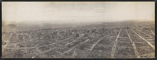 San Francisco CA 1906 Earthquake Ruins Nob Hill Lawrence Airship View picture