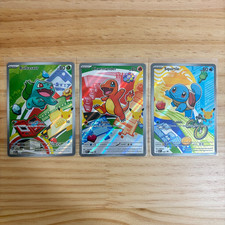 2026 Pokémon First Partner Series Promo Set Charmander, Squirtle, Bulbasaur picture