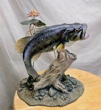 Vintage Backwater Bass George Kruth Danbury Mint Freshwater Trophies Collection  picture