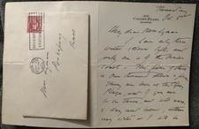 John Singer Sargent Autograph Letter Signed ALS 1922 Boston Copley Plaza Art picture