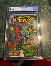 Marvel Comics The Amazing Spider-Man #124 (1973) CGC 6.5 Man-Wolf Key picture