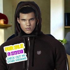 New Twilight Jacob Black Vampire See-Thru Mesh Face Mask Taylor Lautner Costume  picture