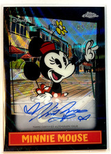 Minnie Mouse Topps 2026 Disney Neon Chrome Wave Autograph MSA-KRB 1/10 picture