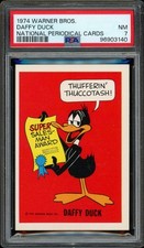 1974 Warner Bros. Daffy Duck,  PSA Graded NM 7 picture