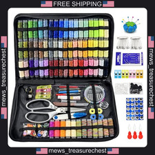 Sewing Kit 66 Colors, 305 Pcs Portable Needle & Thread Set for Adults picture