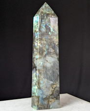 Labradorite Tower Crystal Point Large Big Gemstone Chakra Reiki picture