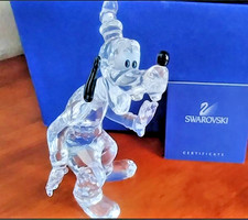 Swarovski Crystal Figurine  Disney's GOOFY  #690716 BOX COA MINT picture