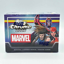 Topps 2026 Topps Chrome Marvel Sealed Blaster Box QTY picture