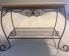 Longaberger Wrought Iron Treasures Stand Table with Lid picture