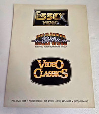 Vintage & Rare 1980's ADULT ENTERTAINMENT... XXX  Adult VHS/Beta Sales Catalog picture