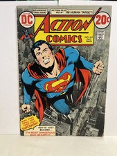 Action Comics #419 (DC 1972 Superman) Mid Grade Neal Adams 1st app Human Target picture