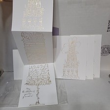 4x Tri-fold Vintage Hallmark Wedding Cards  Impromptu FIS 54-2 picture