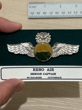 Rare Vintage Qwest Air Pilot Wings Pin Defunct 1988 Commuter Airline Insignia picture