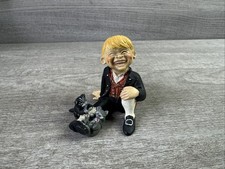 Vintage Candy Designs Norway Boy Kittens Playing Cat School Uniform Sitting picture