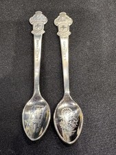 2 Rolex Lucerne & Lugano Bucherer of Switzerland CB Vintage Collectable Spoons picture
