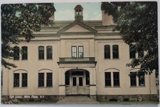 Vintage High School White Plains New York Postcard NY Bell Divided Back picture