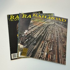Railfan & Railroad Magazine 1978 1981 Lot of 3 L&N's U25B Campaign Train picture