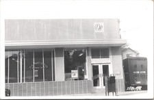 Vintage RPPC U.S. Postal Office in Antioch, California w 1950 Dodge Internaional picture