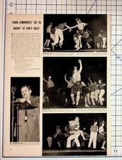 1930s Young Communists Party Rally Madison Square Garden Magazine Article picture
