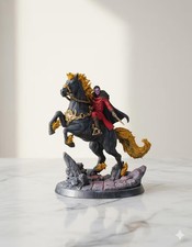 Vyesant on Nightmare Fantasy Resin Figurine, Dark Rider Statue picture