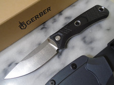 Gerber Convoy Fixed Blade Hunter Bowie Knife Full Tang 440A Micarta 1066481 New picture