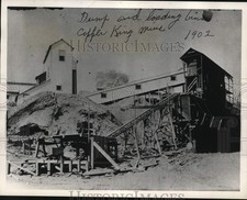 1961 Press Photo Copper King Mining's dumping and shipping area - lrx67142 picture