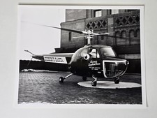 Hudson's Santa Bell 47B Helicopter Chicago Navy Pier 1950 Archive Photo 8x10 picture