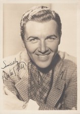 PRESTON FOSTER 1901-70 ACTOR RKO PICTURES Hand Signed 6x8 Photograph AUTOGRAPH picture