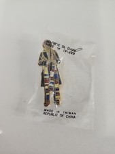 DR WHO Enamel Pin 4th Doctor  with Scarf Vintage 1980s Tom Baker 1.75