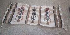 Vintage Native Yei Navajo American Handwoven Rug  41