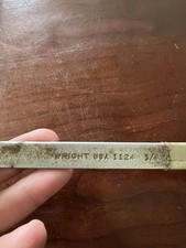 Vintage Wright 1124 3/4” Combination Wrench USA Forged Alloy 12 Point Box End picture