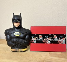 Vintage 1989 Batman Movie Piggy Bank  Michael Keaton DC Comics Has Plug picture