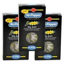 Tar Stopper Cigarette Filter Tip - Fujima Brand - (3 Boxes, 35 Filters Each) picture