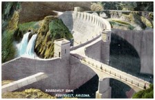 Vintage Postcard 1911-1915 Roosevelt Dam, Roosevelt, Arizona (AZ) picture