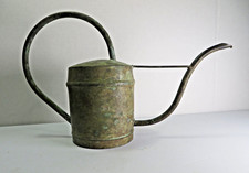 Vintage Heavy Bronze Watering Can – Verdigris Patina – Garden Décor Accent picture