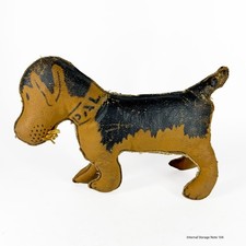 Antique 1920s Gasoline Alley Skeezix Pal Dog Oil Cloth Doll Comic Character Toy picture
