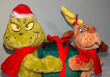 The Grinch and Max Animated Plush Walking How The Grinch Stole Christmas Song picture